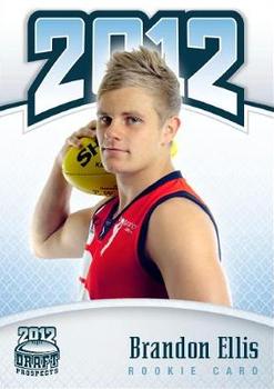 2012 Footy AFL Draft Prospects #6 Brandon Ellis Front